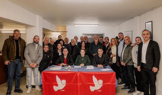 TDP Güzelyurt İlçe başkanı yeniden Metin Ertop