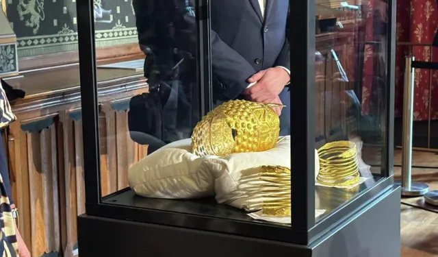 Müze soygununun simgesi olmuştu: 2 bin 500 yıllık altın miğfer müzeye geri döndü