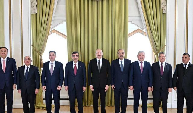 Başbakan Ünal Üstel, Aliyev Tarafından Kabul Edildi