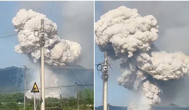Çin'de havai fişek fabrikasında patlama: 21 ölü, 61 yaralı