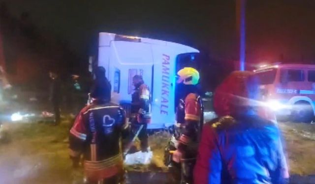 Balıkesir'de yolcu otobüsü devrildi: 3 ölü, 31 yaralı