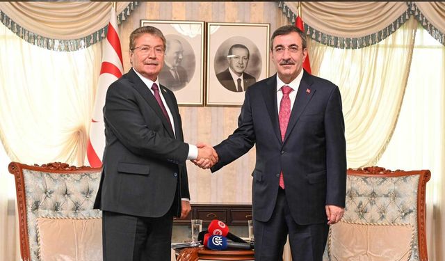 Üstel ve Yılmaz'dan ortak açıklama: 100 yılın projesi ile KKTC’ye elektrik ve doğalgaz gelecek
