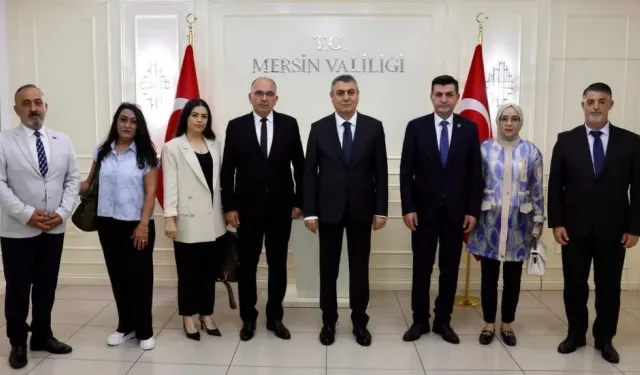 Şehit Aileleri ve Malül Gaziler Derneği, 19 Mayıs dolayısıyla Mersin’de temaslarda bulundu