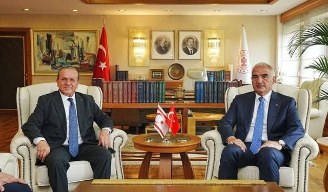 Ataoğlu, Türkiye Kültür ve Turizm Bakanı Ersoy ile görüştü