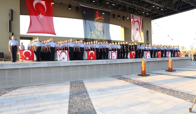 175 polis ve 25 itfaiye memuru yemin ederek göreve başladı