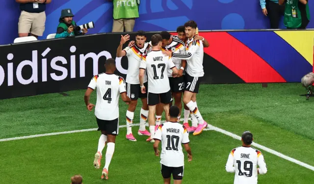 Almanya'dan görkemli açılış! Panzerler 8 gollü maçta 7 kez ağları havalandırdı