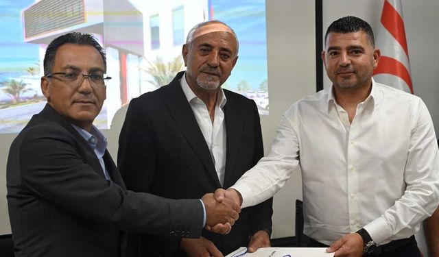 KIB-TEK İskele Bölge Amirliği Hizmet Binası’nın yapımı için sözleşme imzalandı