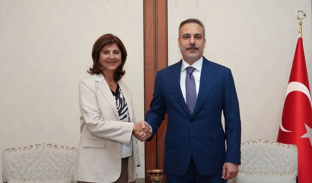 Fidan, BM Genel Sekreteri'nin Kıbrıs Şahsi Temsilcisi Cuellar ile görüştü