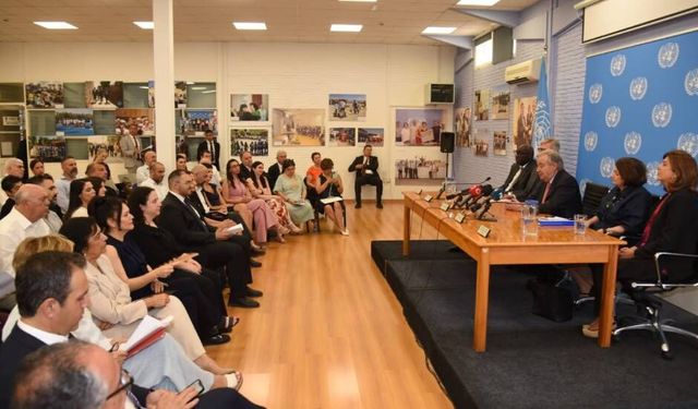 Kıbrıslı Türk gençlerden BM Genel Sekreteri Antonio Guterres’e ortak mektup