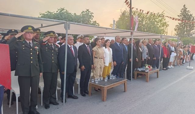 Serdarlı’nın kurtuluşunun 52’nci yıl dönümü törenle kutlandı