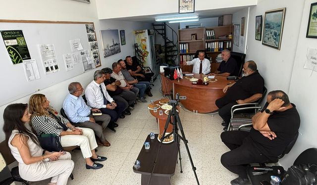 Ataoğlu ile Hayvan Üreticileri ve Yetiştiricileri Birliği sorunları ele aldı