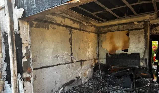 Gönyeli’de balkonda unutulan çakmak yangına neden oldu