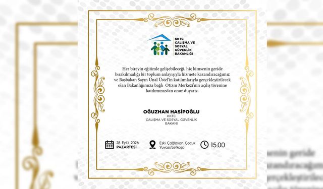 KKTC'nin ilk otizm merkezi hizmete giriyor