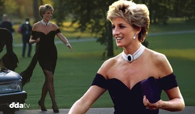 Prenses Diana'nın ikonik 'intikam elbisesi' satışa çıkıyor