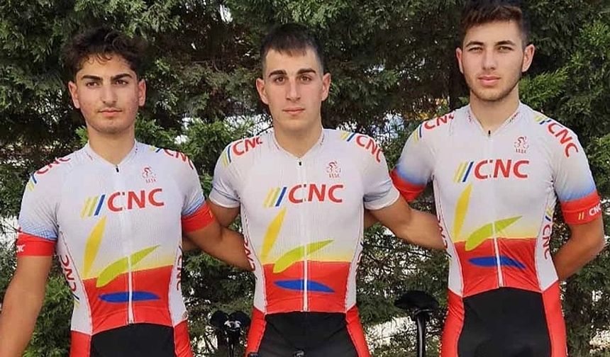 Kıbrıslı Türk bisikletçi Emre Kaplan, Avrupa şampiyonası hazırlıkları için Konya'da