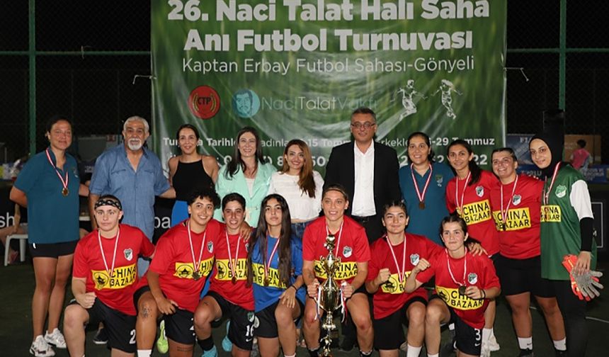 26’ncı Naci Talat Halı Saha Anı Futbol Turnuvası tamamlandı: Şampiyon Gençlik Gücü