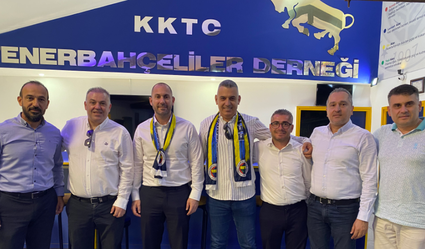 Fenerbahçe Yönetim Kurulu Üyesi Rıfat Perahya, KKTC Fenerbahçeliler Derneği'ni ziyaret etti