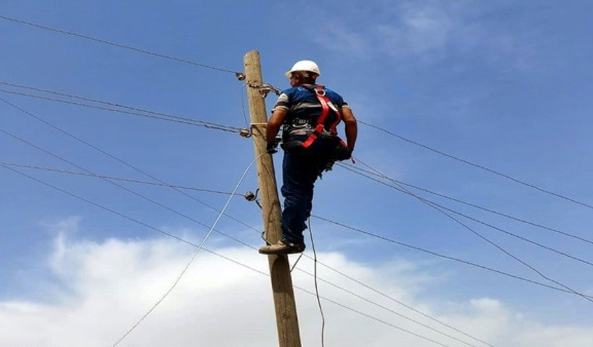 Bafra'da elektrik kesintisi...