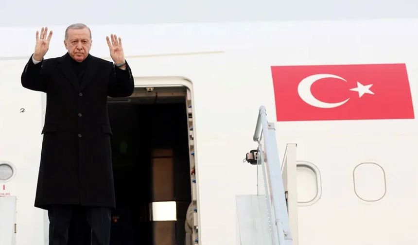 Erdoğan, D-8 Zirvesi'ne katılmak için Mısır'a gitti