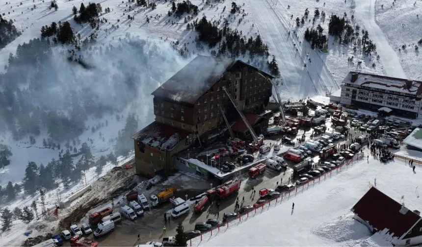 Kartalkaya Kayak Merkezi'nde otel yangını: 66 kişi yaşamını yitirdi