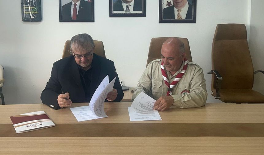 AÖA ve Kıbrıs Türk İzcilik Federasyonu arasında protokol imzalandı