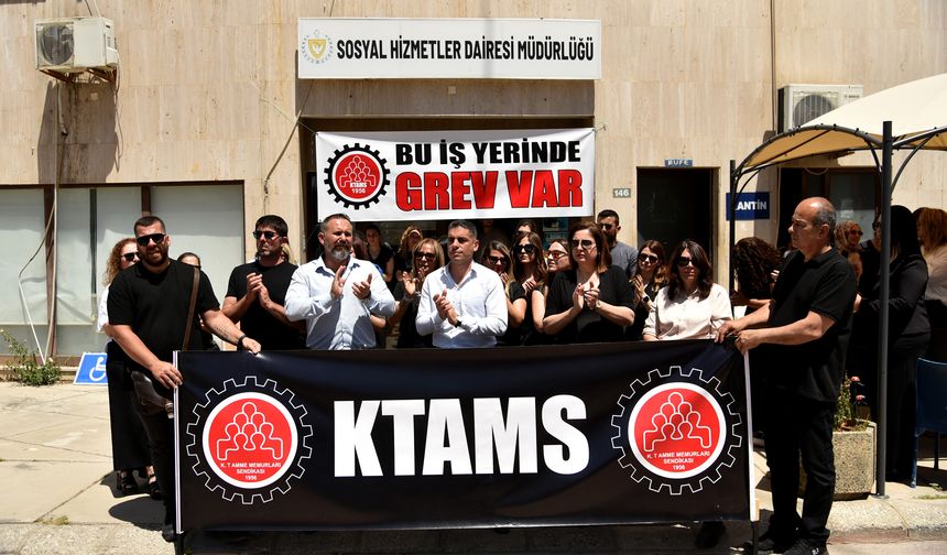 KTAMS’tan Sosyal Hizmetler Dairesi’nde uyarı grevi: Araba yok, bilgisayar yok, güvenlik yok