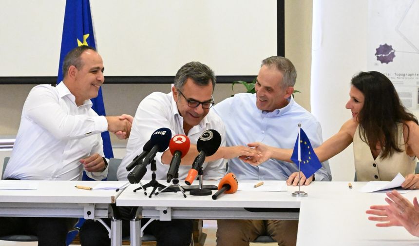 Haspolat Arıtma Tesisi’ne güneş enerjisi sistemi kurulması projesinde imzalar atıldı