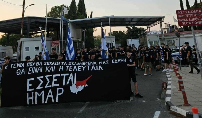 Lefkoşa’da sınırda gerginlik: Drasis üyeleri Metehan sınır kapısını kapattı
