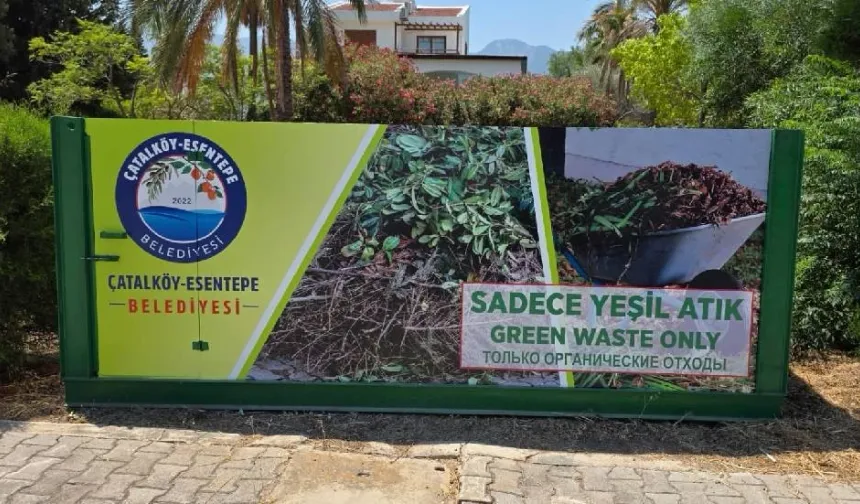 Çatalköy-Esentepe Belediyesi’nden çevre için önemli adım...