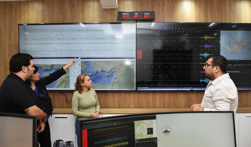 KKTC Deprem İzleme ve Değerlendirme Merkezi, Doğu Akdeniz’deki en küçük sarsıntıyı bile kaydediyor