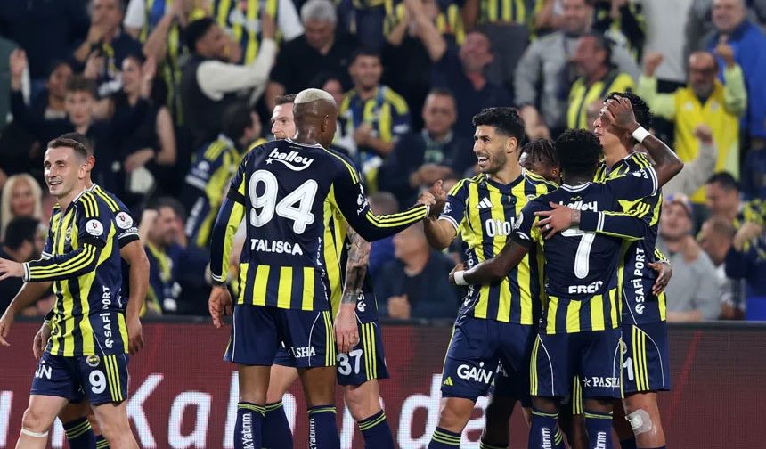 Fenerbahçe 6 gollü maçta galibiyete uzandı