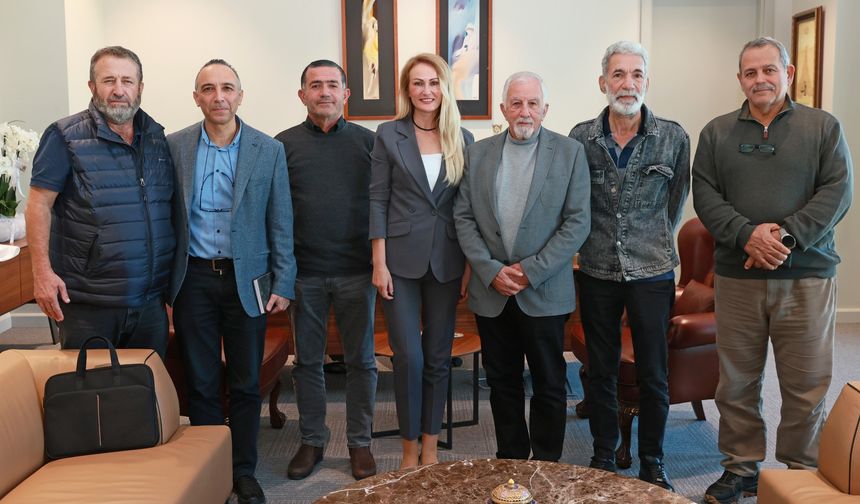 Nilden Bektaş Erhürman, Taş Ocakları Birliği ile görüştü