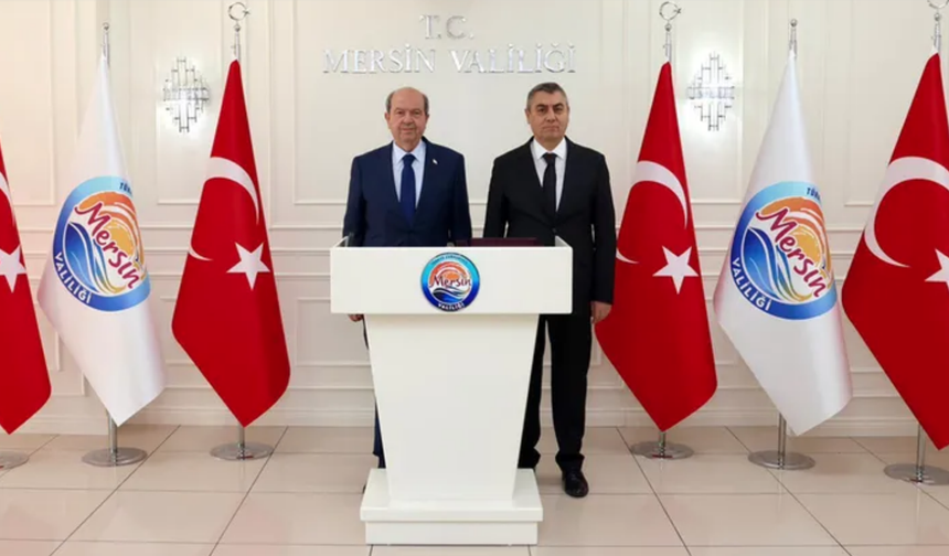 5. Cumhurbaşkanı Tatar Mersin'de temaslarda bulundu