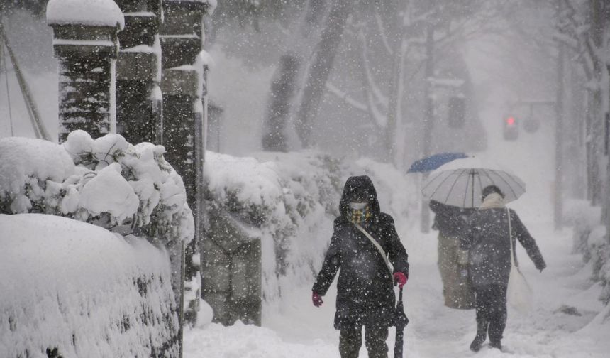 Japonya'da şiddetli kış şartlarından kaynaklanan can kayıplarının sayısı 46'ya yükseldi
