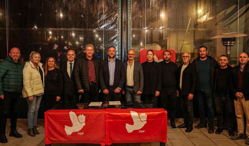 TDP Lefke İlçesi 9. Olağan Kongresi yapıldı…Karabetça yeniden başkan seçildi