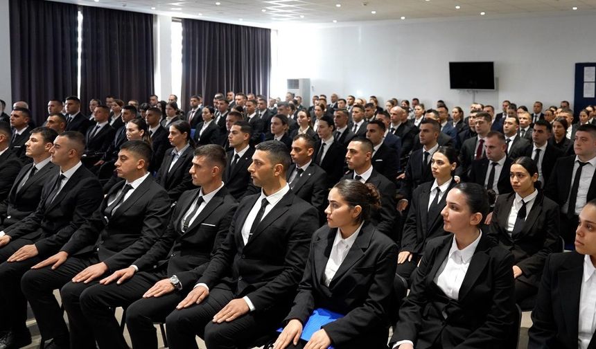 175 polis memuru ile 25 itfaiye memuru aday adayının temel eğitimleri başladı