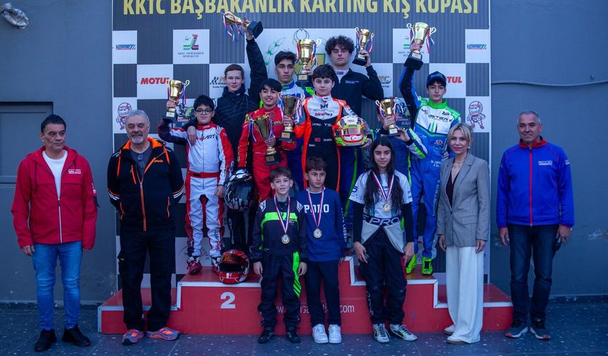 “KKTC Başbakanlık Karting Bahar Kupası” verildi