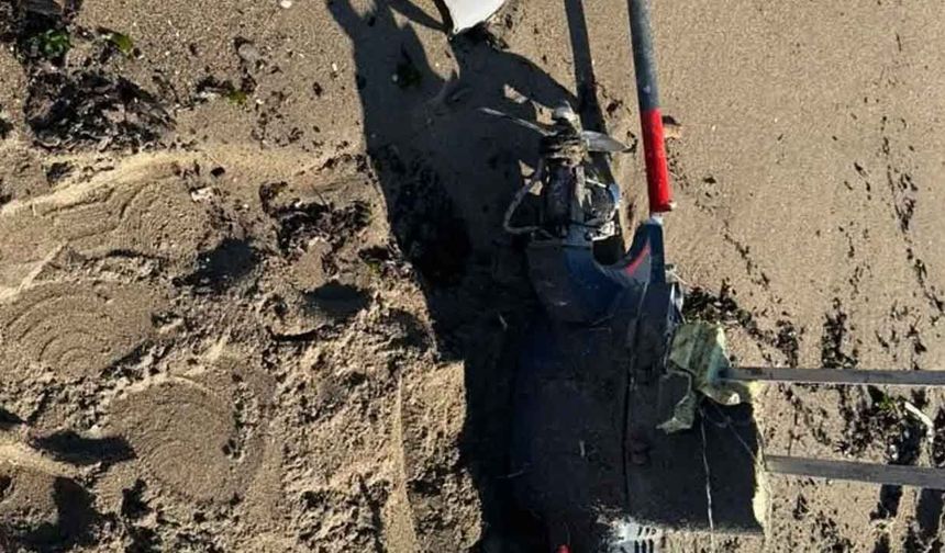 Sakarya'da halk plajında İHA alarmı