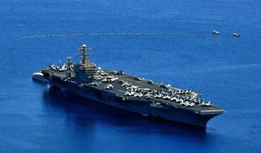 ABD uçak gemisi USS George H.W. Bush'un bölgeye Afrika etrafından dolaşarak gittiği iddiası