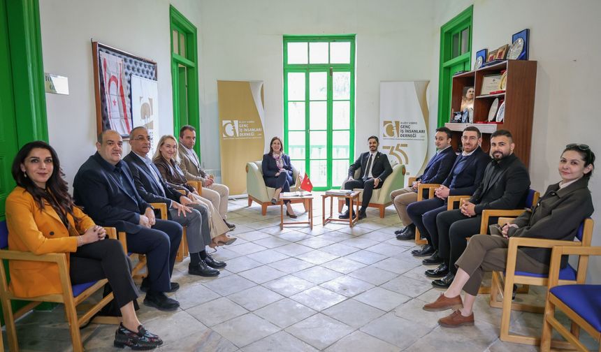 CTP, Genç İş İnsanları Derneği’ni ziyaret etti