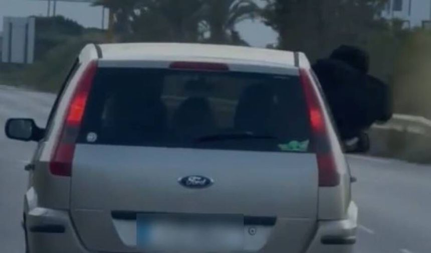 Trafik güvenliği ve insan hayatını tehlikeye atan sürücü ile yolcu rapor edildi