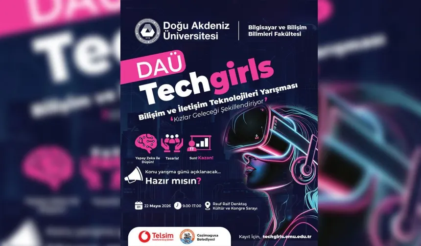 DAÜ Techgırls yarışması ile kız öğrenciler dijital geleceği şekillendirecek