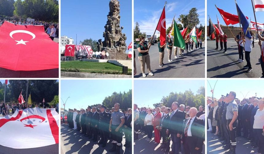 Gazimağusa’da 19 Mayıs törenle kutlandı