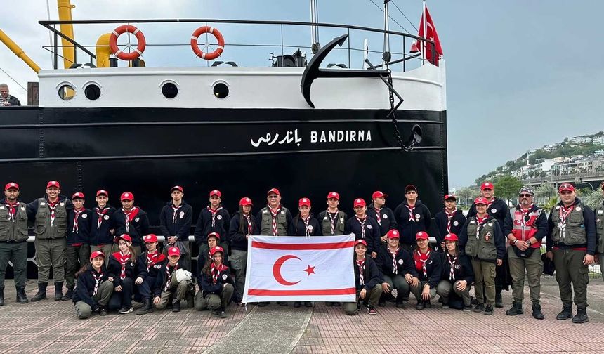 Kıbrıslı İzciler Samsun’da Milli Bilinç Kampına Katıldı
