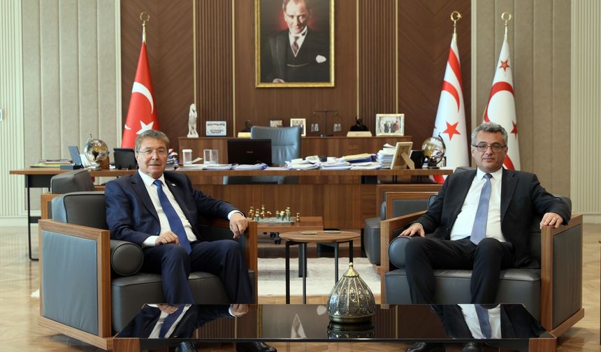 Cumhurbaşkanı Erhürman, Başbakan Üstel’i kabul etti