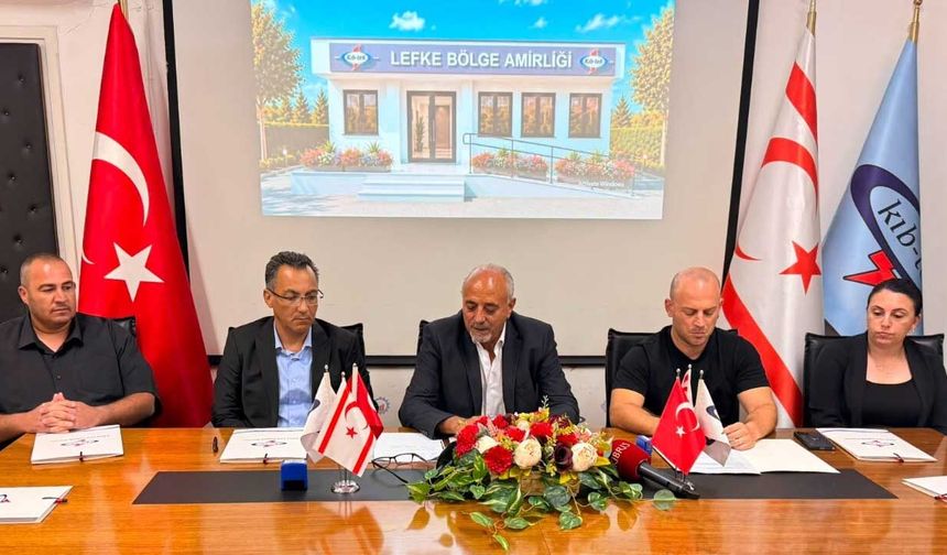 KIB-TEK’TEN LEFKE’YE YENİ HİZMET BİNASI: DÖRDÜNCÜ ŞUBENİN SÖZLEŞMESİ İMZALANDI