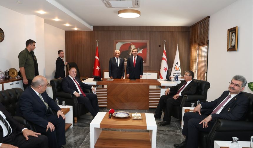 Yılmaz, Güzelyurt Belediyesi yeni merkez binasını ziyaret etti