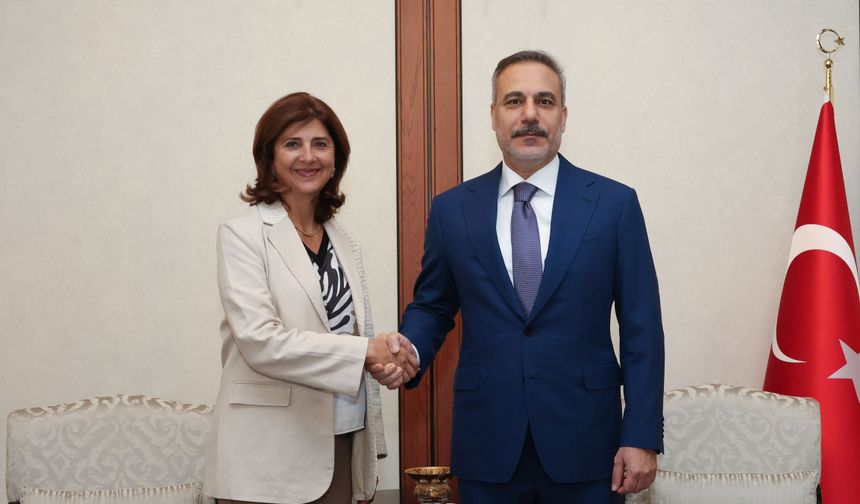 Fidan, BM Genel Sekreteri'nin Kıbrıs Şahsi Temsilcisi Cuellar ile görüştü