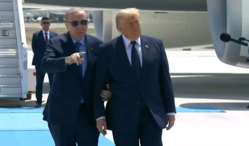 Trump resmi törenle karşılandı: Erdoğan ile baş başa görüşecek