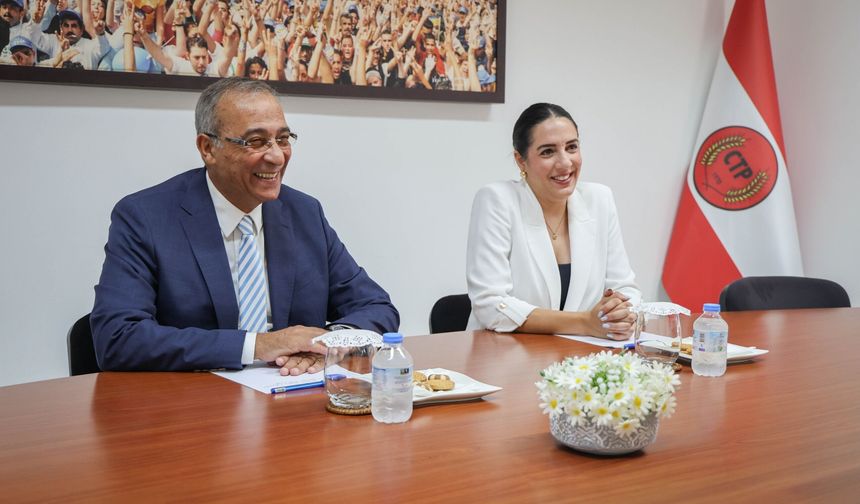 Toros, AB Kıbrıs Çözüm Destek Ofisi Genel Müdürü ile görüştü